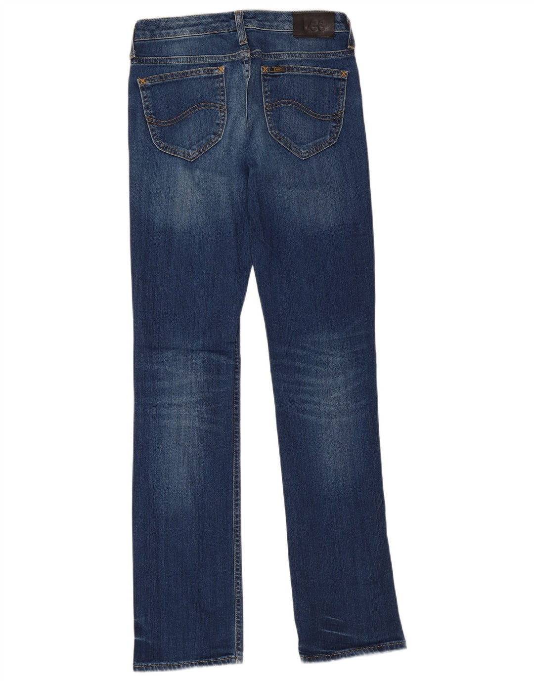 Jeans dritti Marlin da donna Lee W28 L33 cotone blu