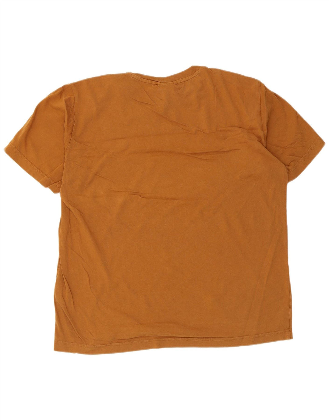 T-shirt grafica da uomo Champion Top grande in cotone marrone