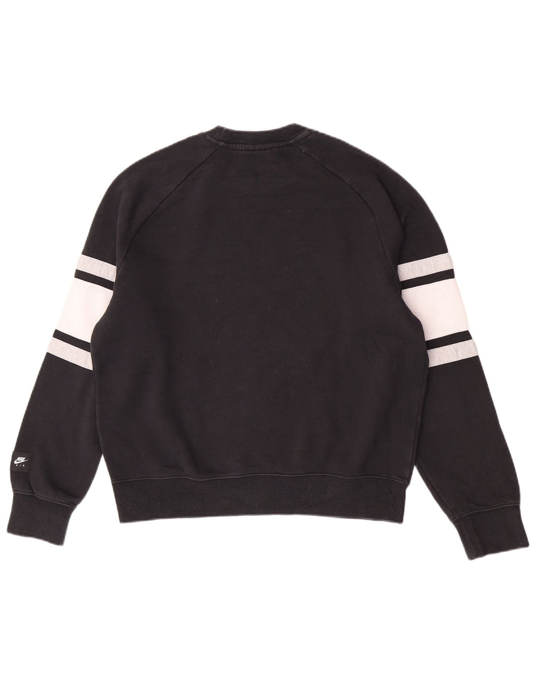 Felpa Nike da uomo con vestibilità ampia e grafica, piccola, color block nero
