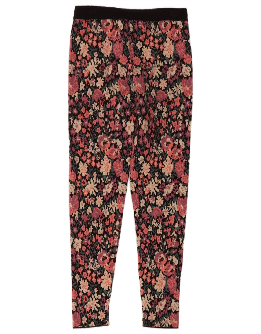 Leggings Zara da donna UK 8 piccoli in poliestere floreale multicolore