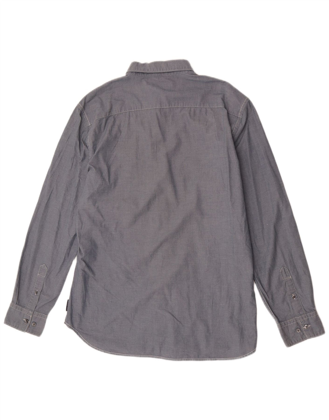 Camicia da uomo French Connection grande in cotone blu