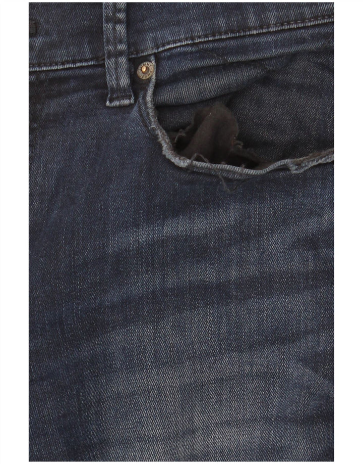 Jeans slim da uomo Tommy Hilfiger W30 L32 cotone blu navy