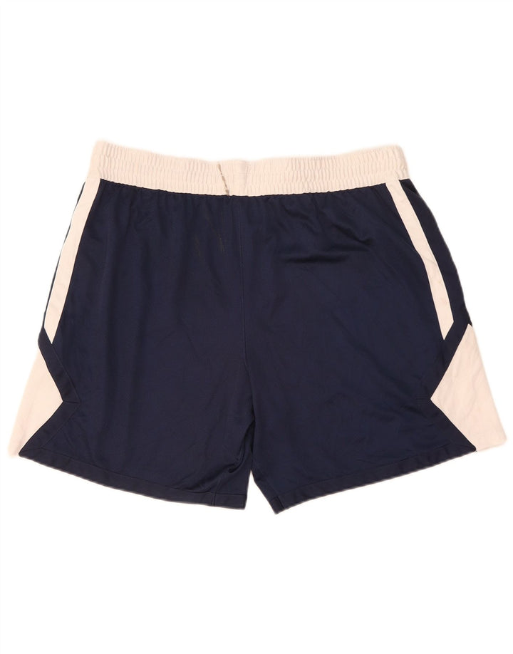 Pantaloncini sportivi Jordan Dri Fit da uomo XL in poliestere color block blu navy