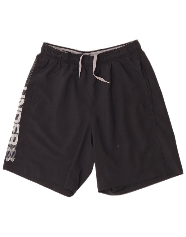Pantaloncini sportivi Under Armour da uomo Heat Gear Graphic neri medi