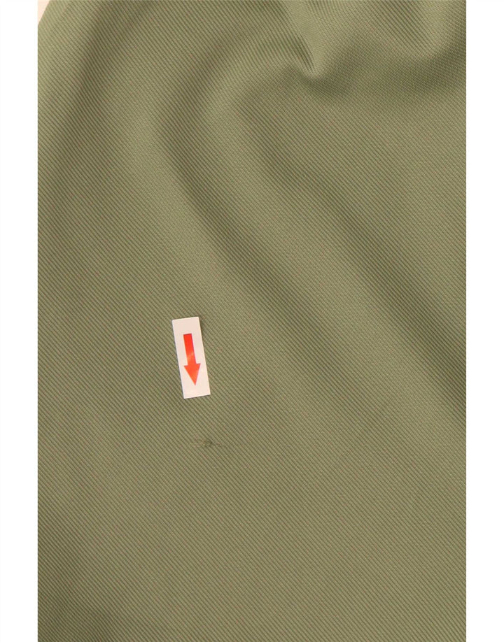 Pantaloni cargo Zara da donna a gamba larga piccoli W26 L29 poliestere verde