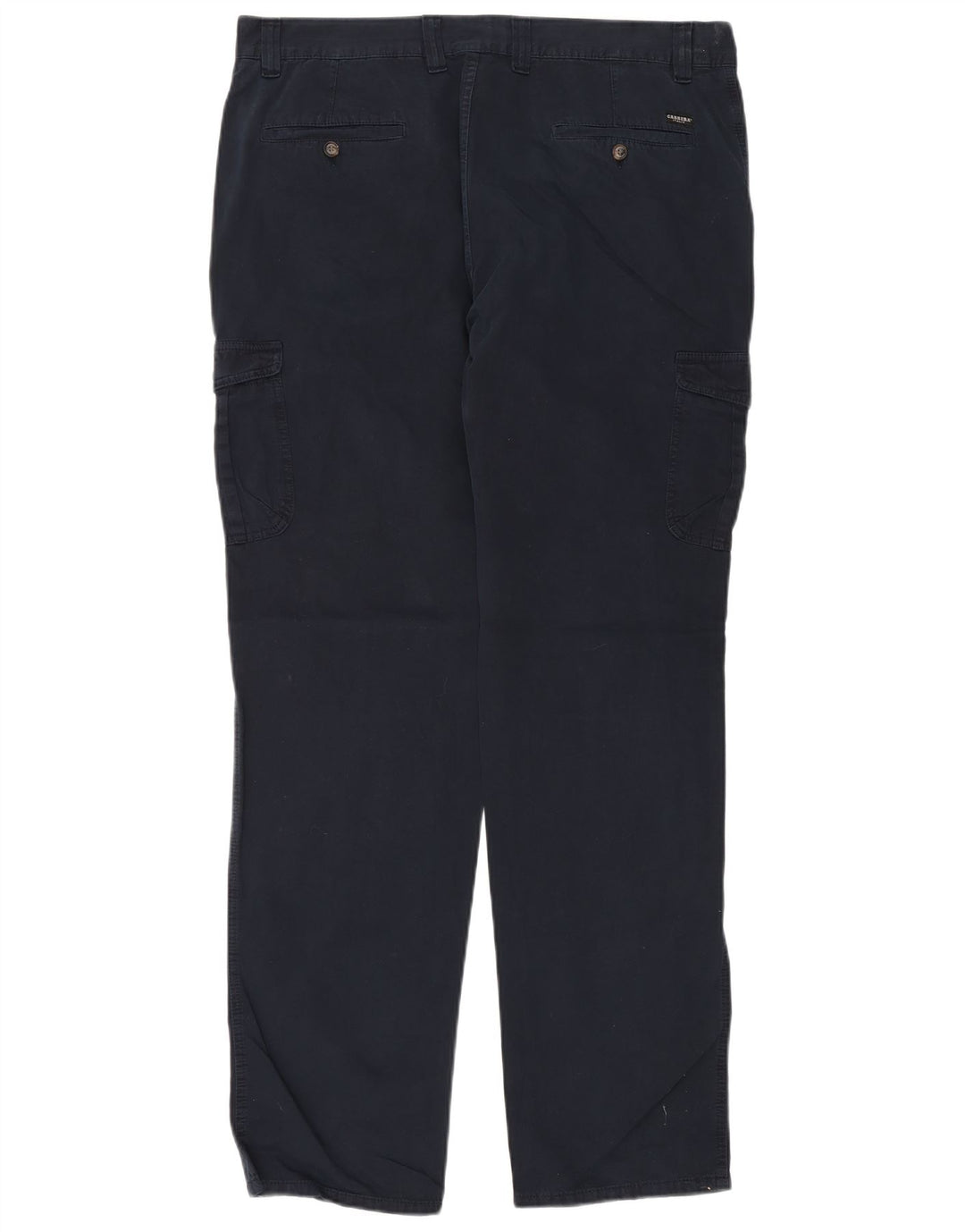 Pantaloni cargo dritti regolari da uomo Carrera W38 L34 cotone blu navy