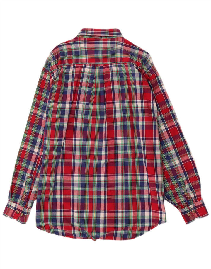 Camicia da uomo Ivy Oxford 2XL in cotone a quadri multicolore