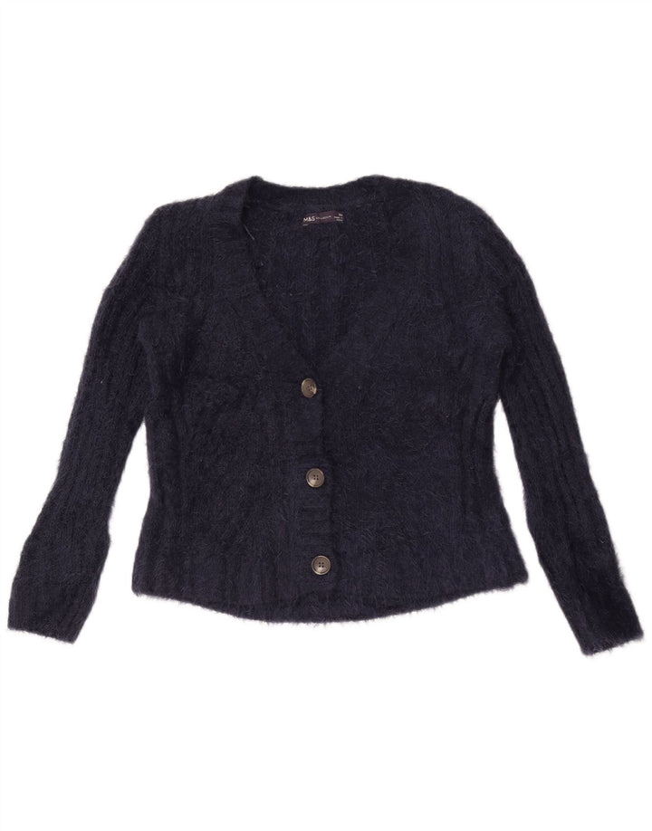 Maglione cardigan oversize da donna Marks & Spencer UK 6 XS Blu navy