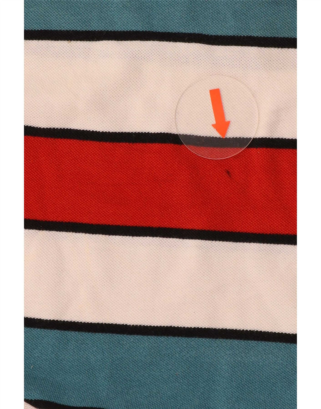 Polo da uomo Lacoste taglia 4 media in cotone a righe multicolore