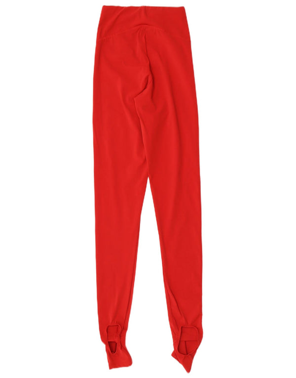 Leggings con staffa Zara da donna UK 8 piccoli rossi