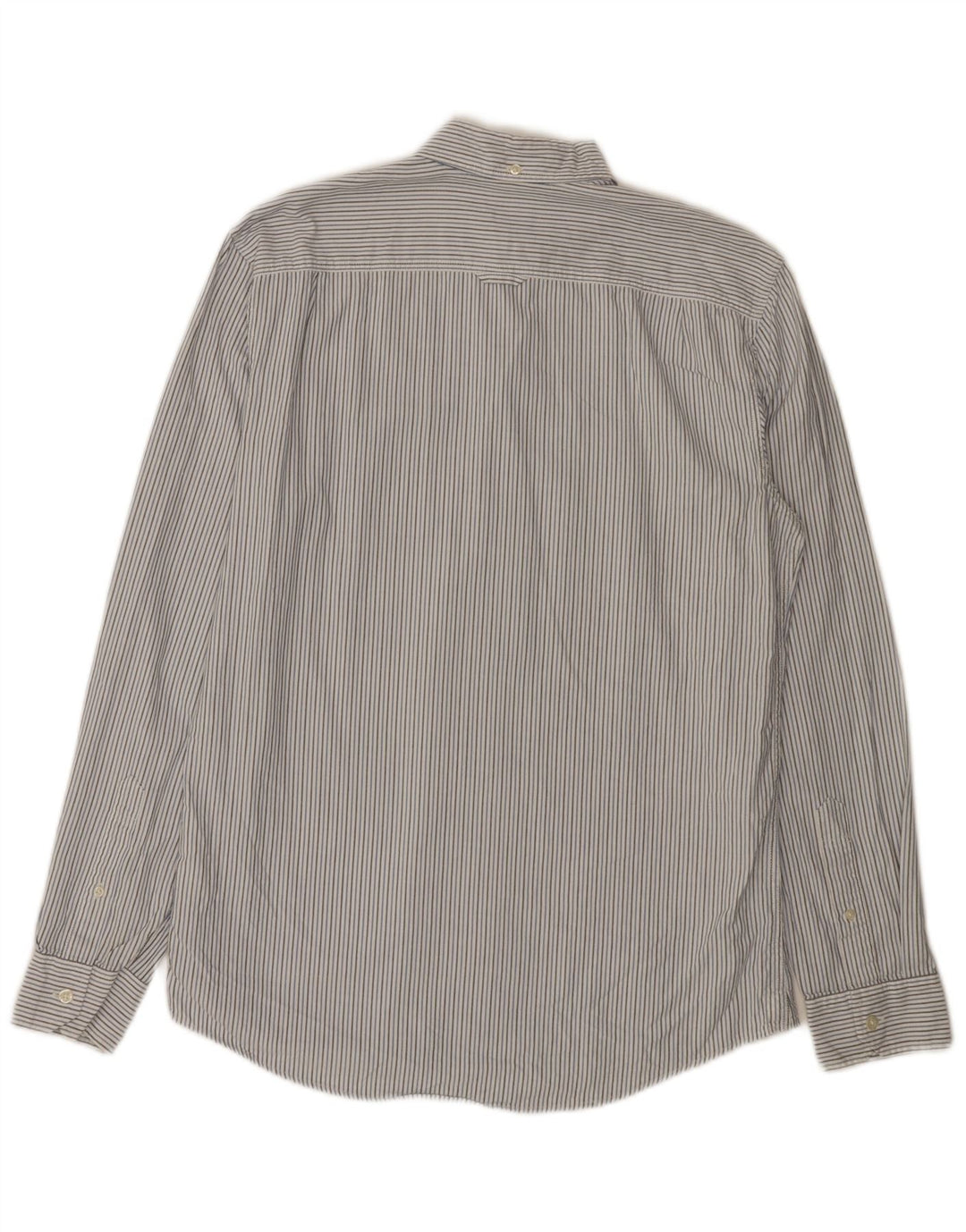 JACK WILLS Camicia da uomo dalla vestibilità classica in cotone gessato grigio medio
