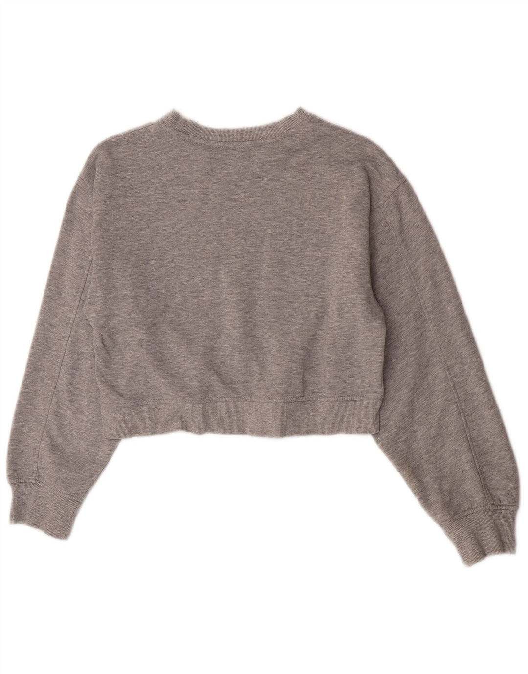 Felpa corta da donna Zara UK 12 Grigio medio