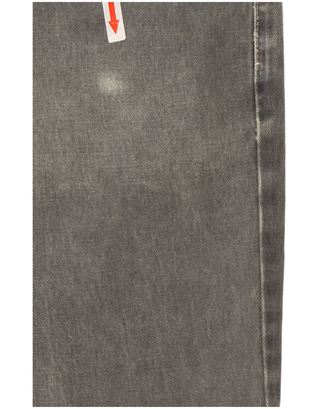 Jeans affusolati da uomo James Dillon IT 46 Small W30 L30 Cotone grigio