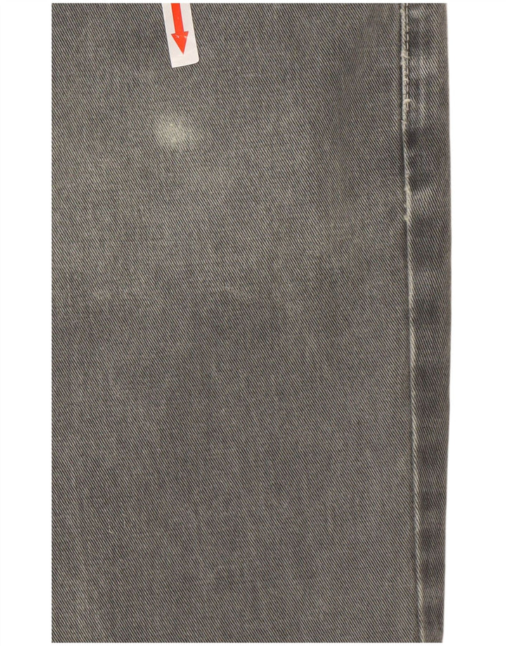 Jeans affusolati da uomo James Dillon IT 46 Small W30 L30 Cotone grigio