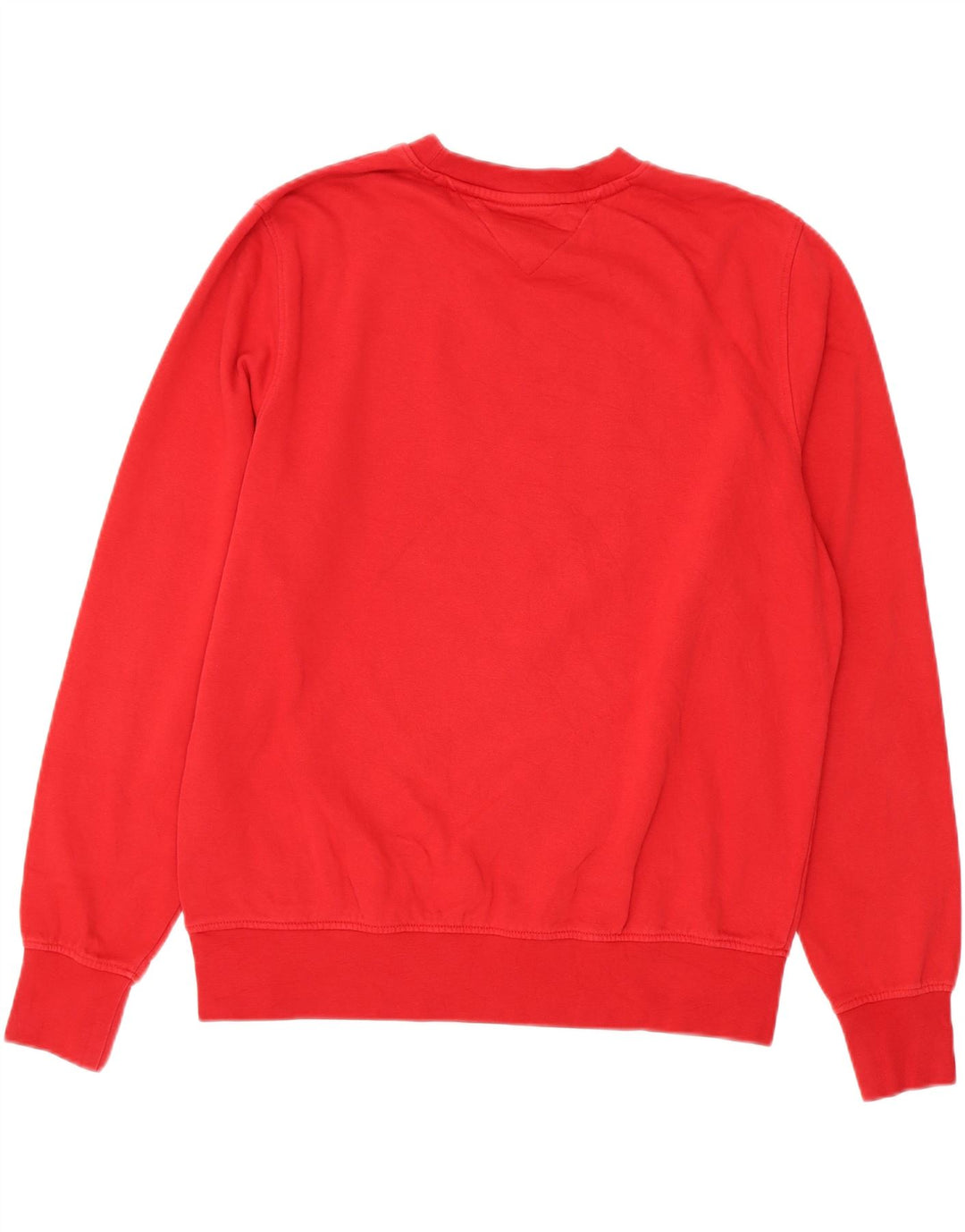 TOMMY HILFIGER Felpa da uomo Maglione XL Rosso Cotone
