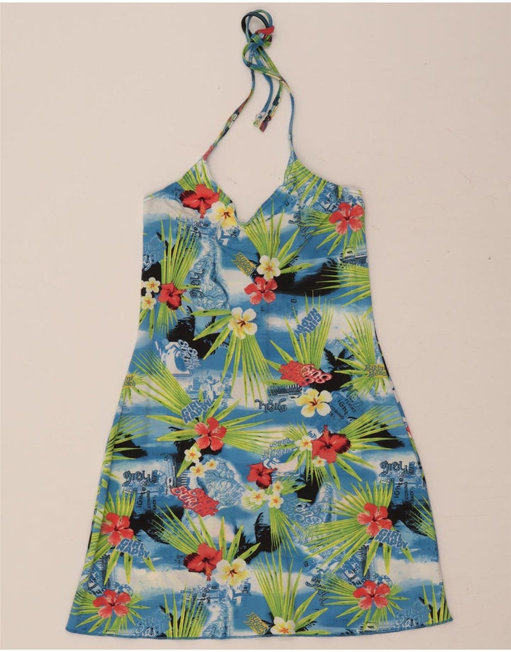 Abito da donna O'NEILL Halter UK 14 Grande poliammide floreale multicolore