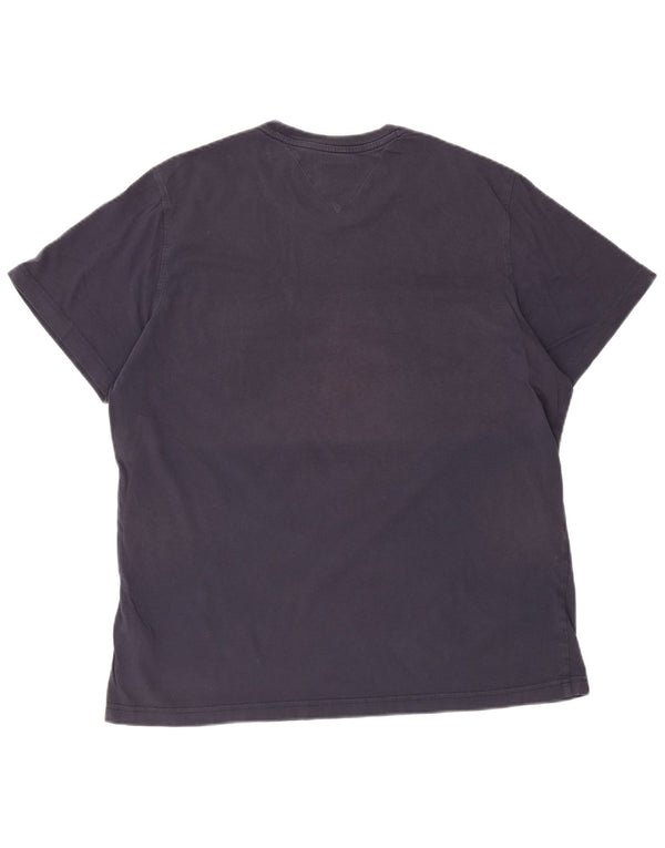 T-shirt da uomo Tommy Hilfiger Top XL blu navy in cotone