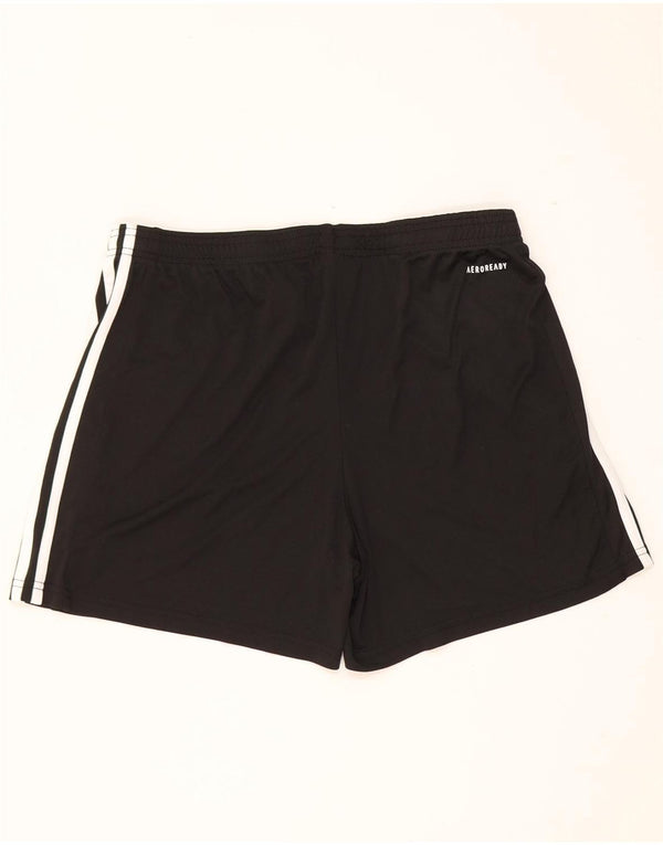 Pantaloncini sportivi Adidas Aeroready da donna UK 16/18 Large Nero Poliestere