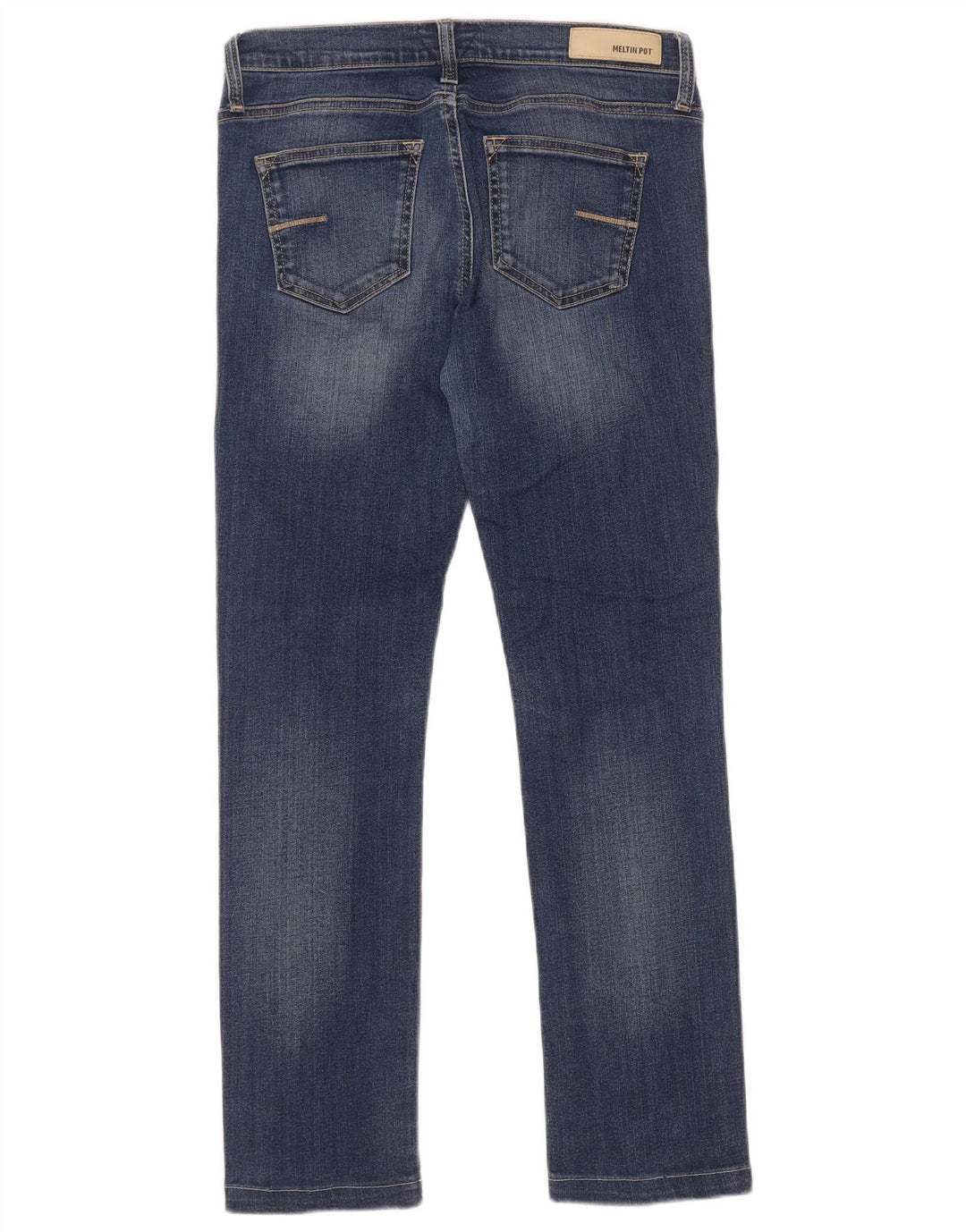 Jeans dritti da donna Meltin' Pot W32 L28 cotone blu