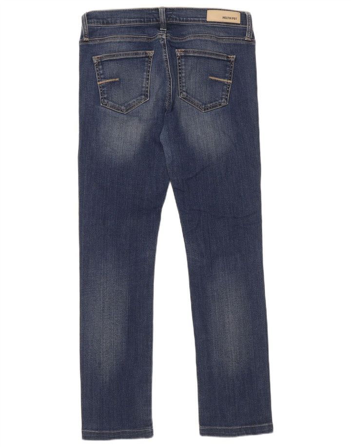 Jeans dritti da donna Meltin' Pot W32 L28 cotone blu