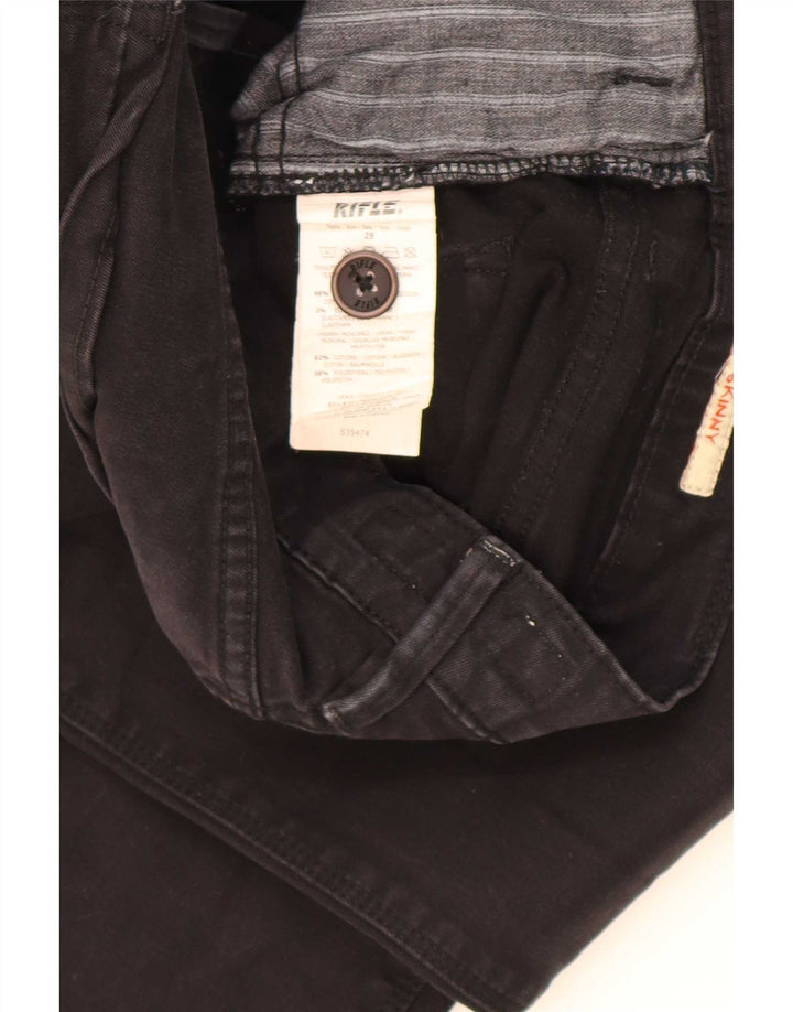 Jeans skinny da donna Rifle W29 L32 cotone nero