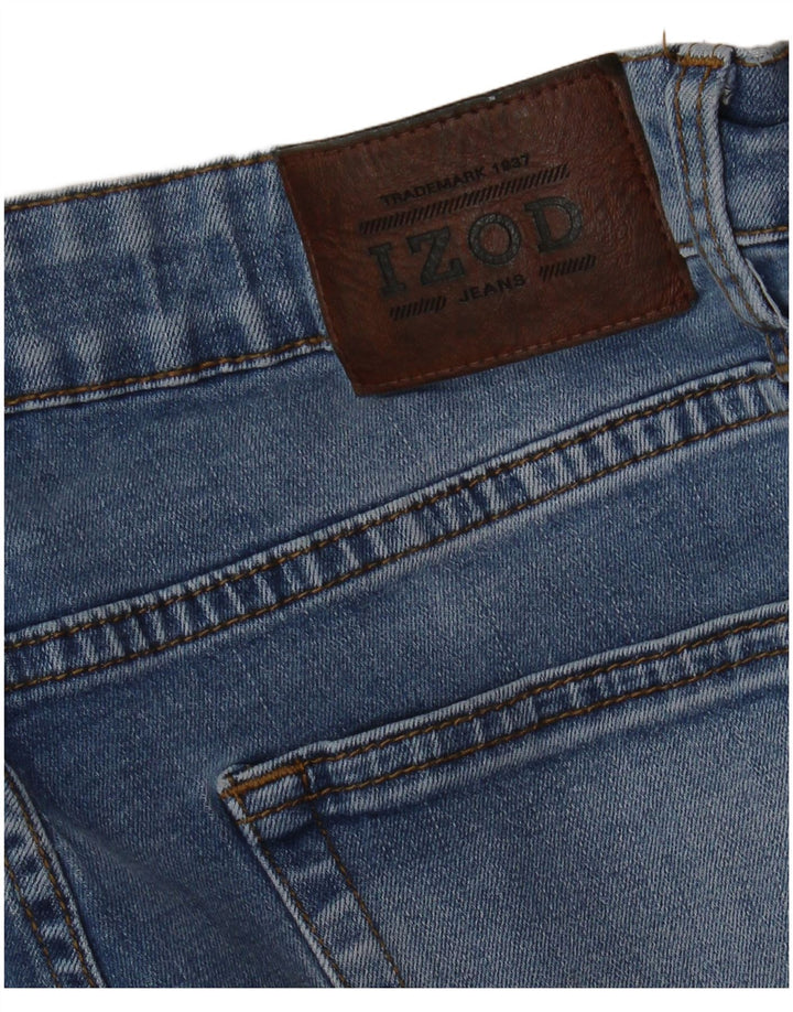 Jeans slim elasticizzati comfort da uomo IZOD W30 L29 blu