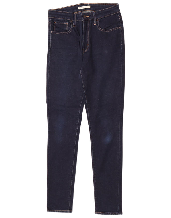 Jeans skinny a vita alta Levi's 721 da donna W28 L30 in cotone blu navy