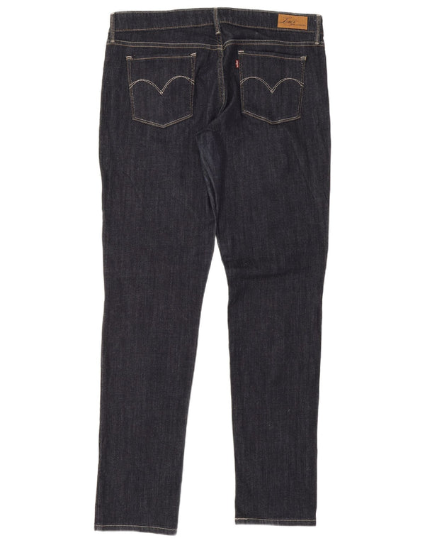Jeans skinny Levi's da donna con curva leggera W32 L34 cotone blu navy