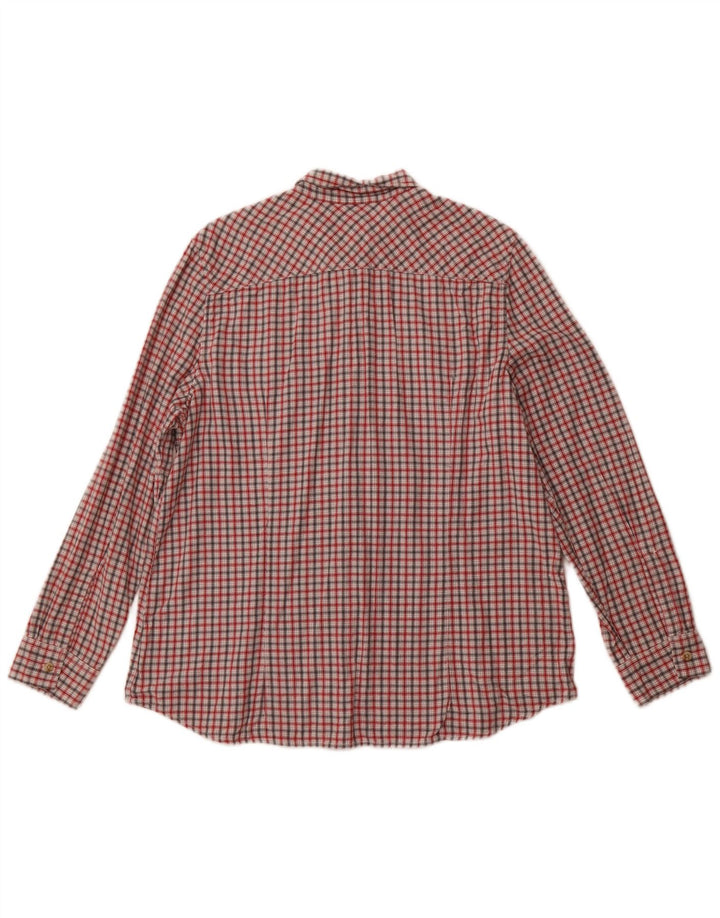 Camicia da donna Eddie Bauer UK 18 XL cotone a quadri multicolore