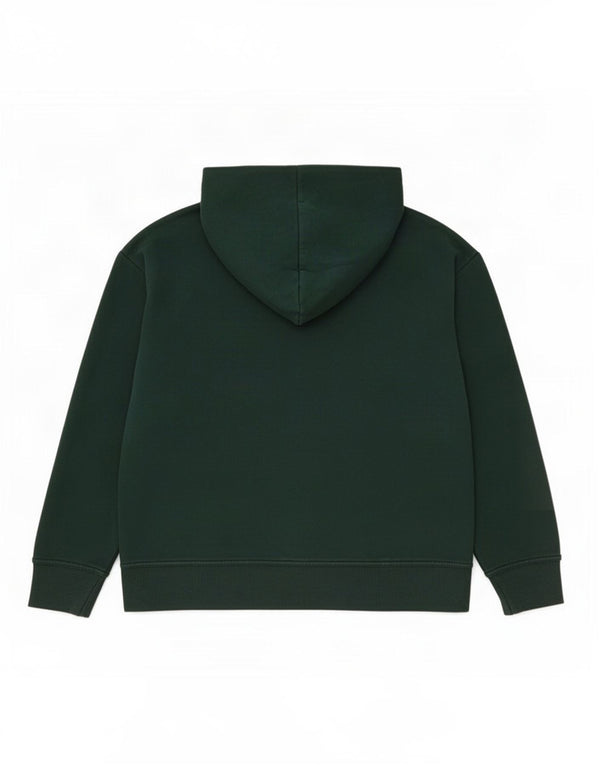 Maglione oversize con cappuccio da donna Zara UK 16 grande cotone verde