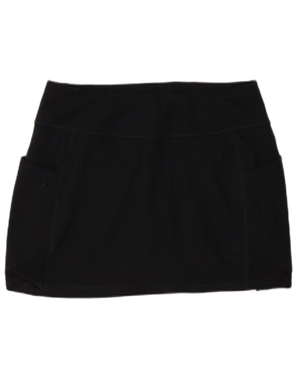 ATHLETA Womens Tennis Skirt UK 12 Medium  Black Polyester
