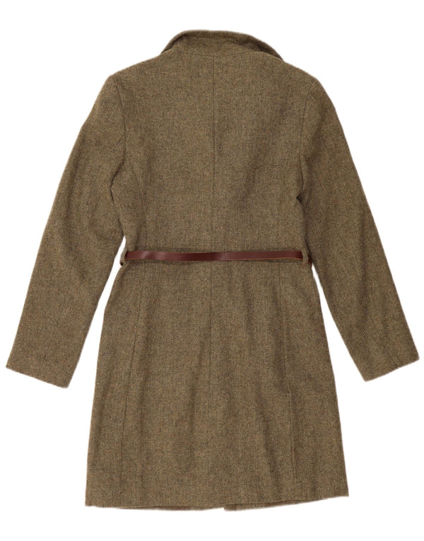 Abito maglione a maniche lunghe da donna Zara UK 14 Large in lana marrone