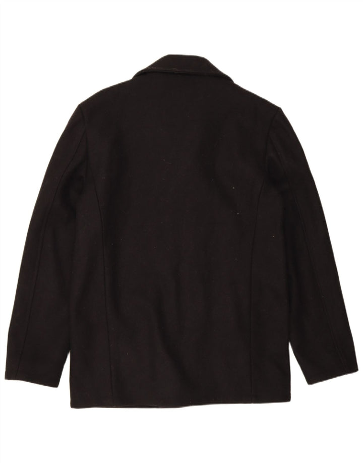 Giacca blazer a 3 bottoni da uomo Jack Wills UK 36 piccola lana nera