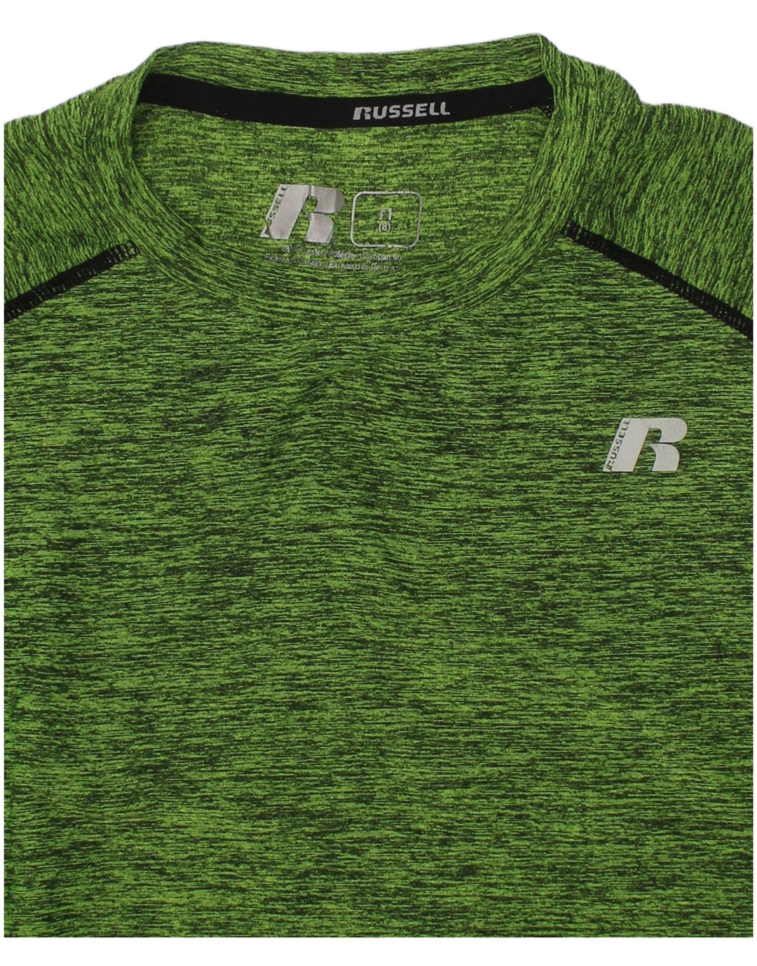 RUSSELL ATHLETIC Maglia Dri-Power da bambino a maniche lunghe 7-8 anni verde medio