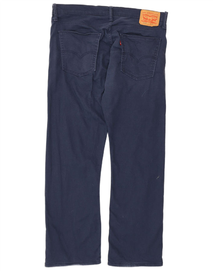 LEVI'S Jeans dritti da uomo 514 W36 L30 cotone blu navy