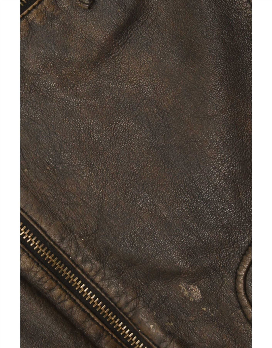 Giacca da pilota in pelle da uomo Camel Active IT 50 Large Marrone