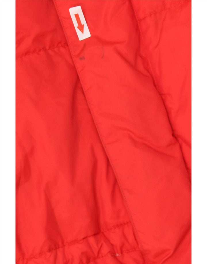 Giacca imbottita con cappuccio da uomo Kejo UK 36 piccola in nylon rosso