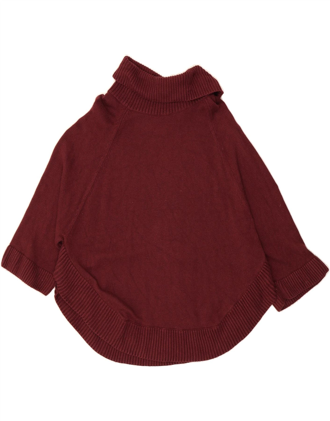 MOUNTAIN WAREHOUSE Womens Roll Neck Jumper Sweater UK 14 Medium Burgundy Vintage Mountain Warehouse and Second-Hand Mountain Warehouse from Messina Hembry 