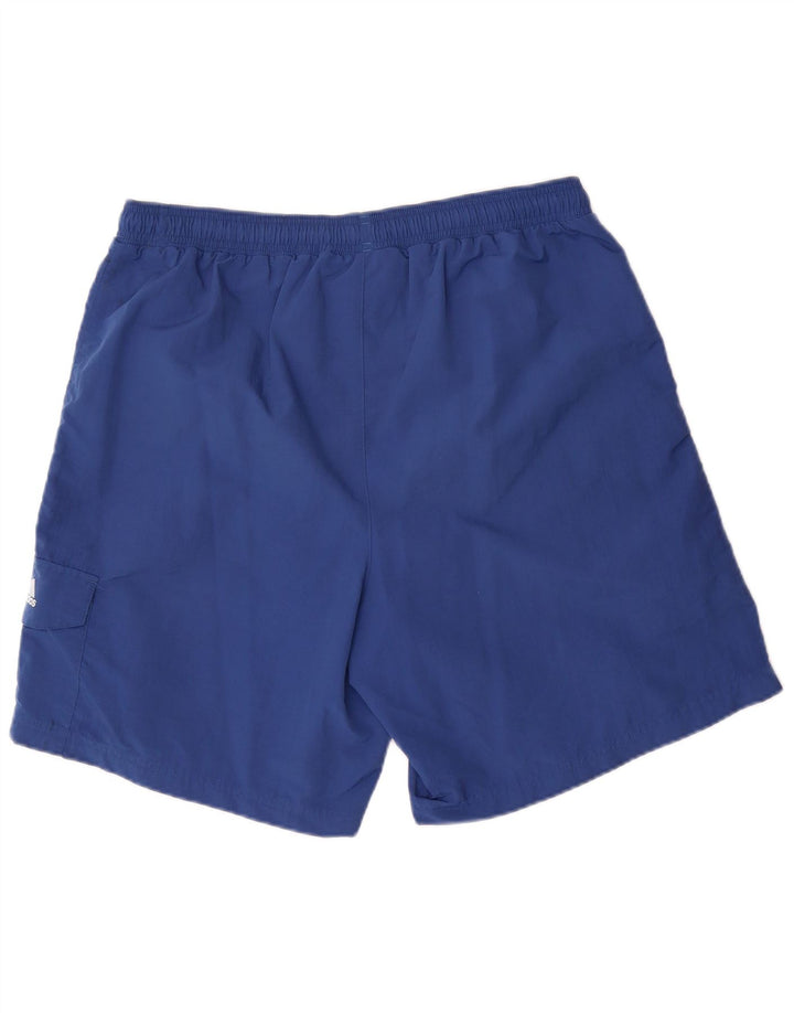 Pantaloncini da bagno Adidas da uomo grandi in nylon blu