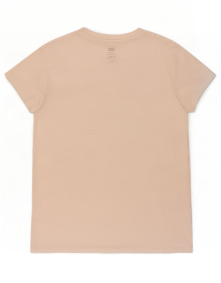 T-shirt da donna Levi's Top UK 14 grande cotone bianco