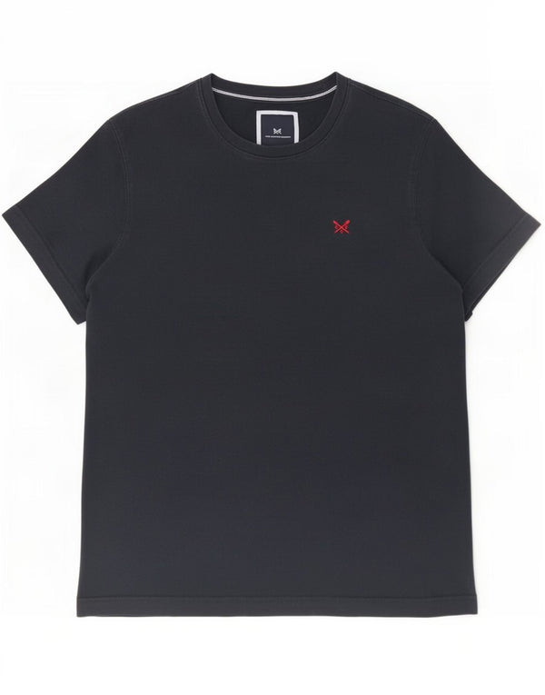 Crew Clothing T-shirt da uomo Top Large in cotone blu navy