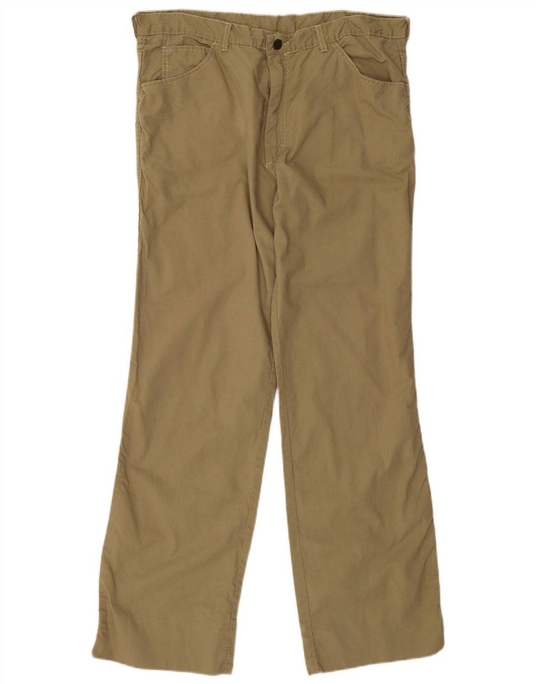 POP 84 Pantaloni casual dritti da uomo W36 L31 Cachi