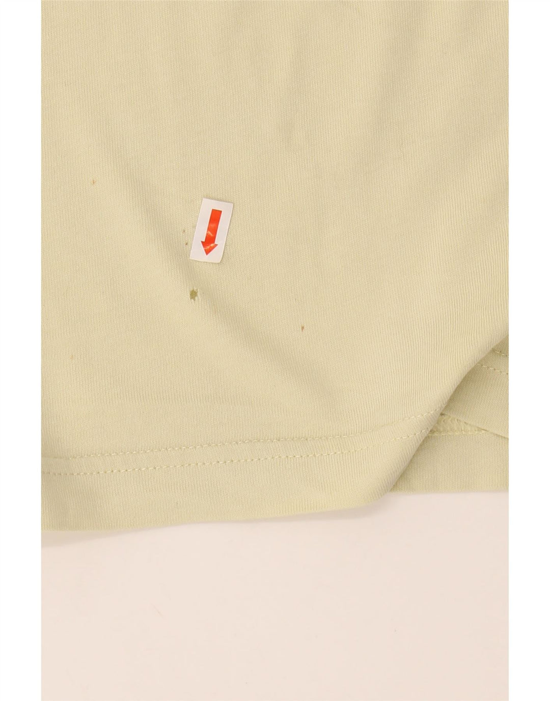 ADIDAS Mens T-Shirt Top Small Yellow Cotton