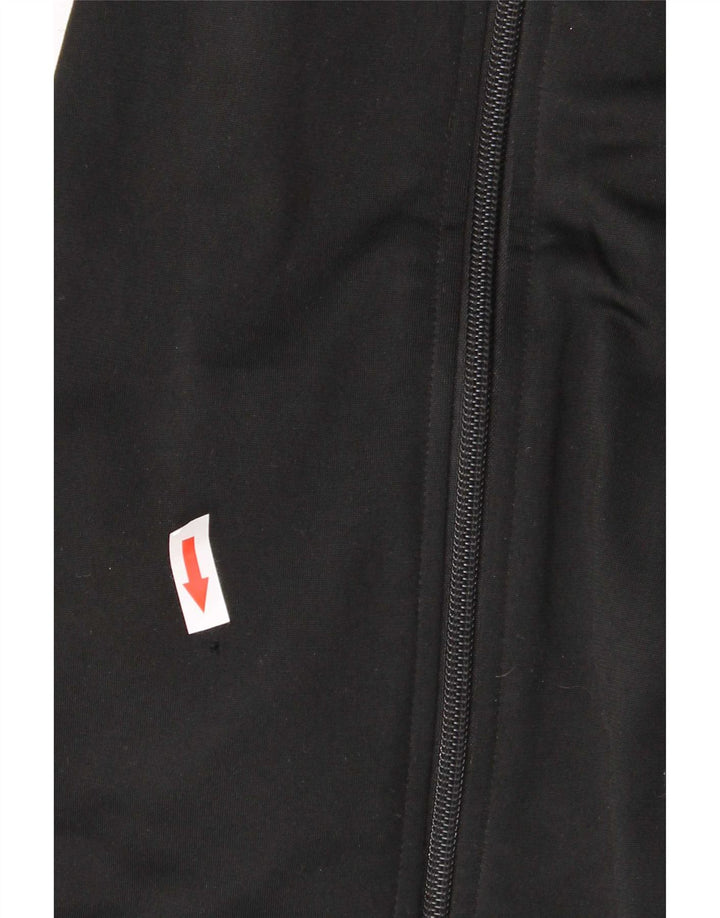 Giacca Top della tuta da ragazzo Adidas 12-13 anni in poliestere nero
