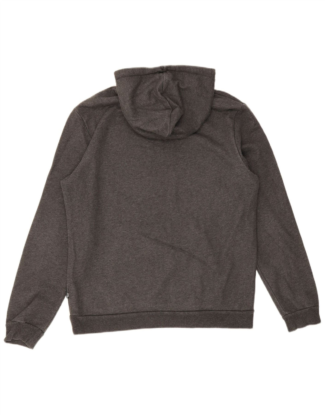 Felpa con cappuccio grafica PUMA da uomo in cotone grigio medio
