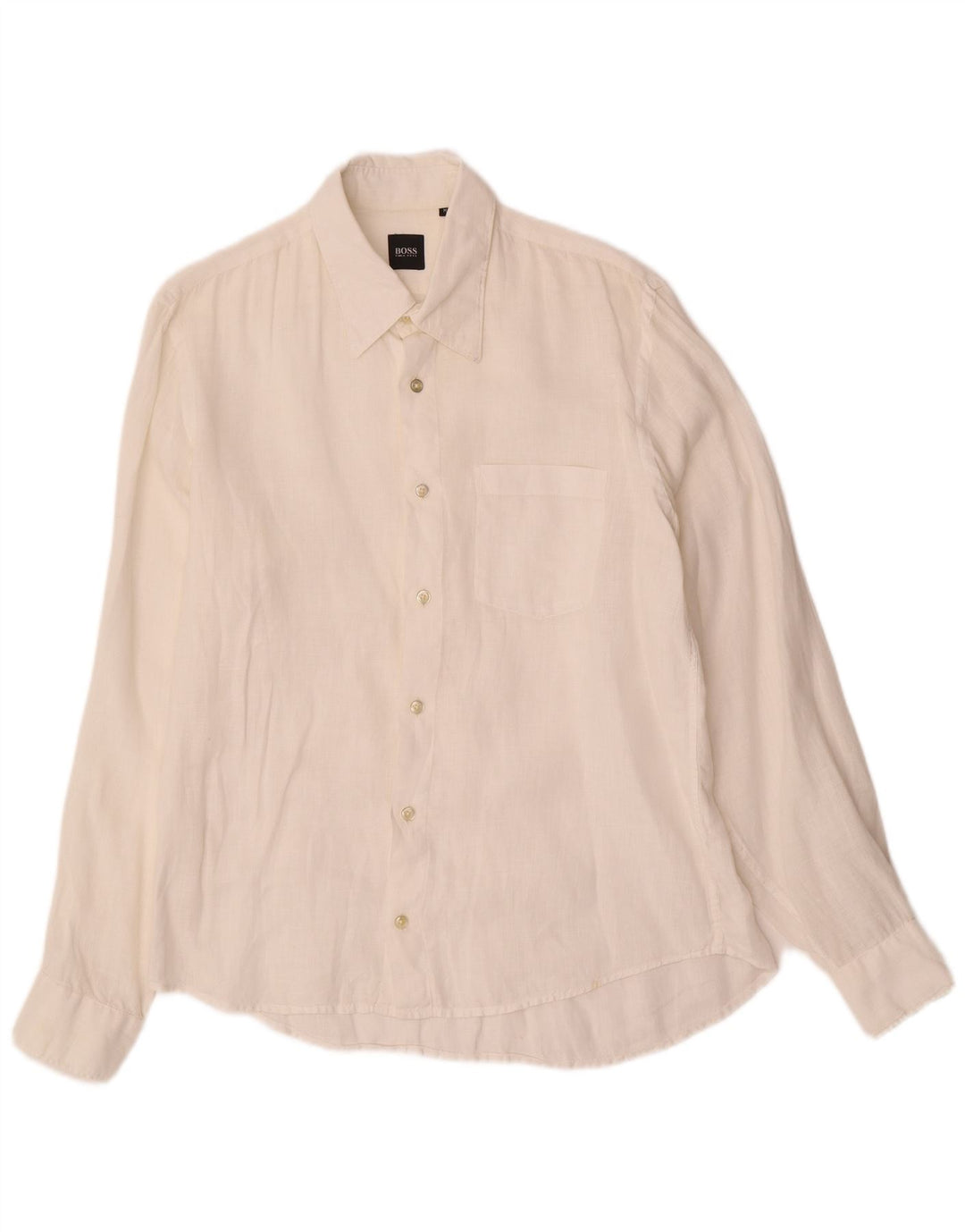 Camicia da uomo Hugo Boss bianca media