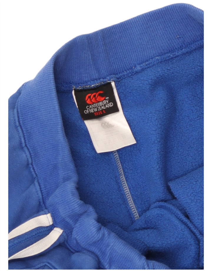 Pantaloni da tuta da uomo Canterbury grandi in cotone blu