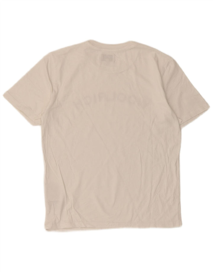 T-shirt grafica per ragazzi Woolrich Top 11-12 anni in cotone bianco