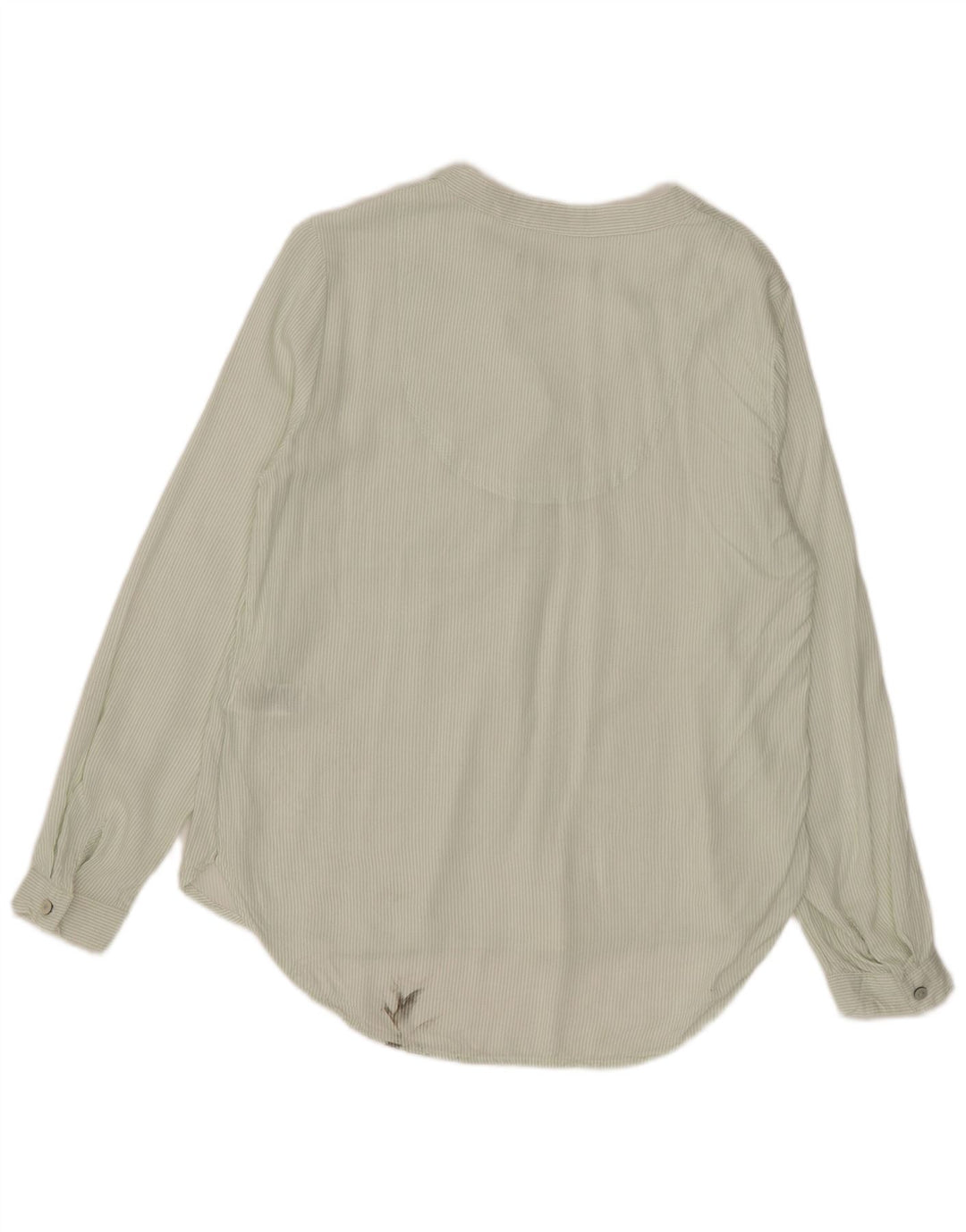 Camicia pullover da donna Marks & Spencer UK 6 XS verde gessato viscosa