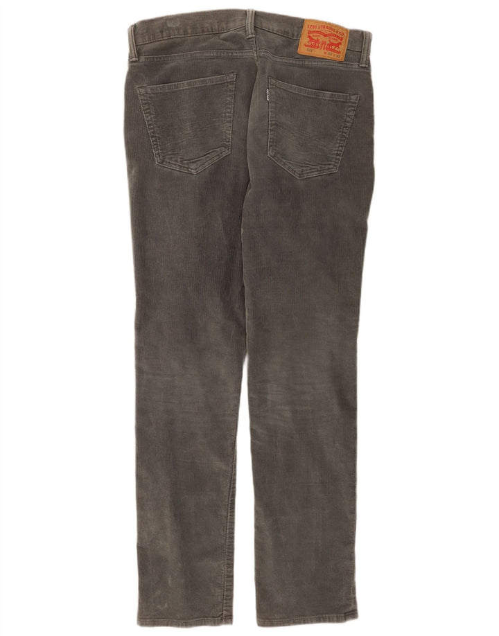 Pantaloni Levi's Uomo 511 Slim in velluto a coste W32 L32 Grigi